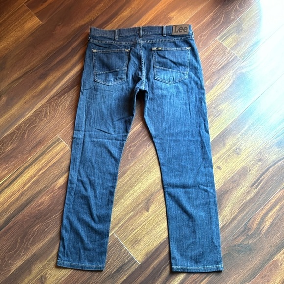 LEE Men’s Stretch Slim Fit Tapered Leg Deep Wash size 36 x 30 - Picture 3 of 8